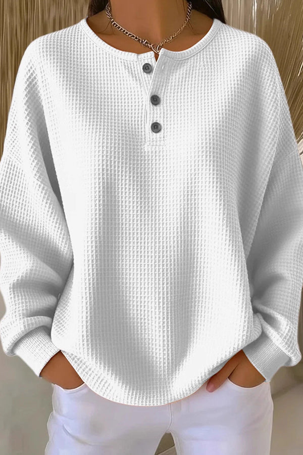 Maewyn™ | Cozy Waffle Knit Pullover